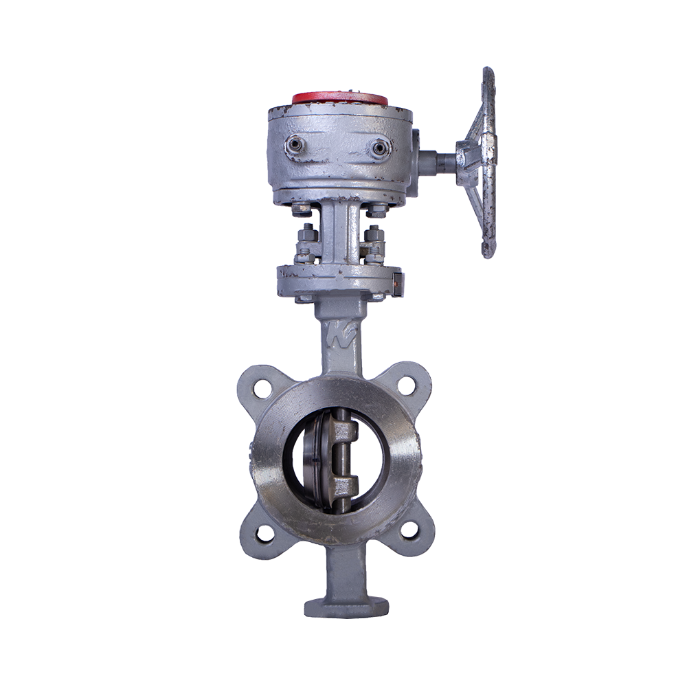 شیر پروانه لاگ فولادی دیسک استیل (فلز به فلز) | کیفیت صنعتی | بردیا صنعت